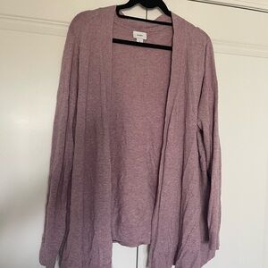 Old Navy Open-Front Cardigan in Dusty Mauve